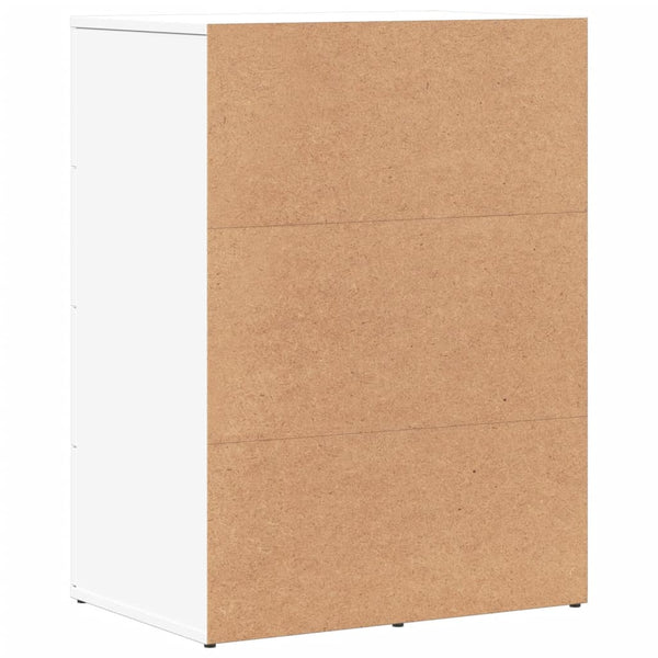 Valkoinen senkit Adreiana 59x39x80cm (2 kpl puinen)