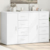Valkoinen senkit Adreiana 59x39x80cm (2 kpl puinen)