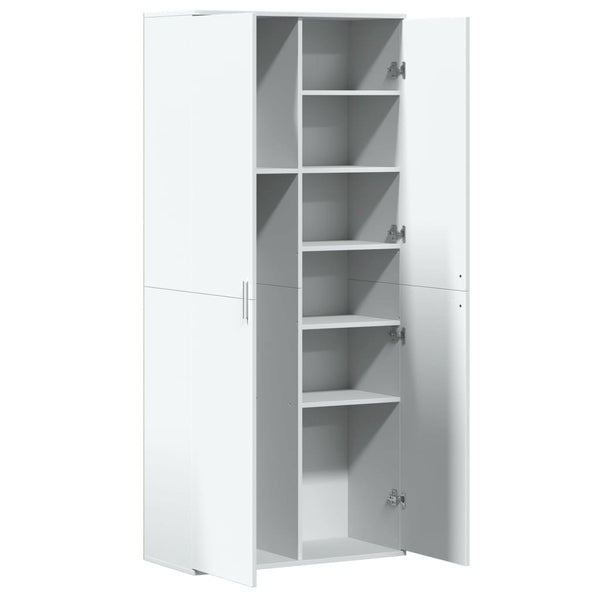 Weißer Schrank Balaz 80x35x180cm (Holz)