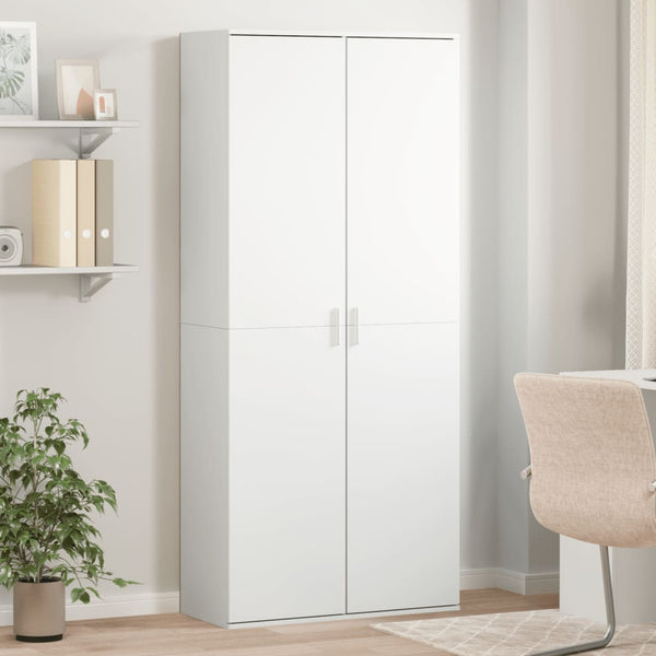 Weißer Schrank Balaz 80x35x180cm (Holz)
