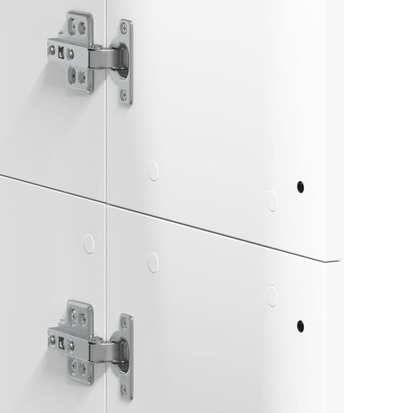 Weißer Schrank Arsa 60x35x180cm (Spanplatte)