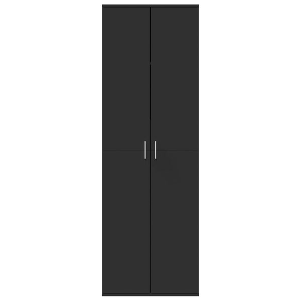 Schwarzer Schrank Arsa 60x35x180cm (Spanplatte)