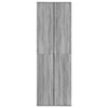 Harmaa kaappi Arsa 60x35x180cm (lastulevy)