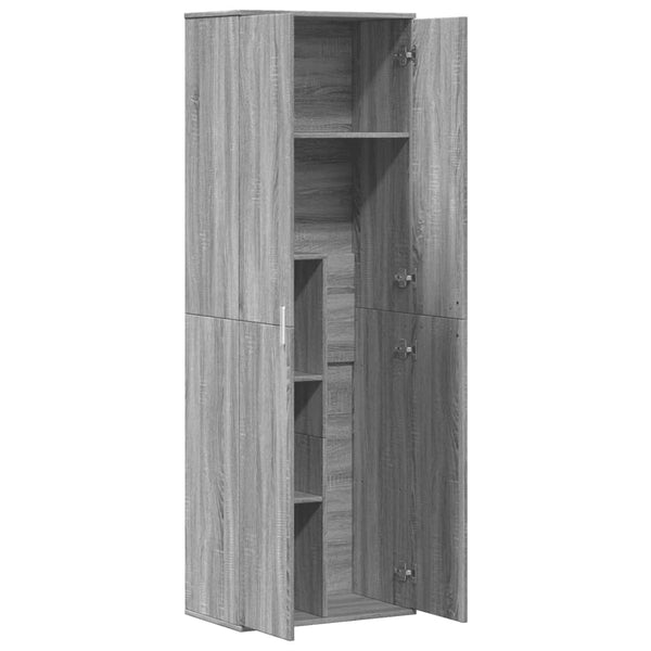 Harmaa kaappi Arsa 60x35x180cm (lastulevy)