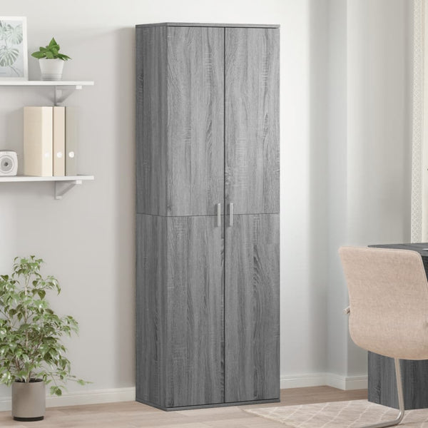 Harmaa kaappi Arsa 60x35x180cm (lastulevy)
