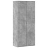 Betoninharmaa kenkäkaappi Gracia 80x39x178cm (lastulevy)
