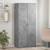 Betoninharmaa kenkäkaappi Gracia 80x39x178cm (lastulevy)