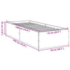 Bettgestell Savutammi Hegedus 75x190cm (Holz)