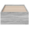 75x190cm graues Bettgestell Hegedus (Holz)