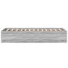 75x190cm graues Bettgestell Hegedus (Holz)