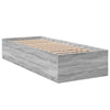 75x190cm graues Bettgestell Hegedus (Holz)