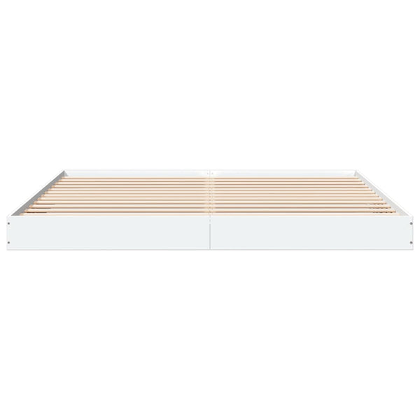 Bettgestell Hegedus 180x200cm, weiß (Holz)