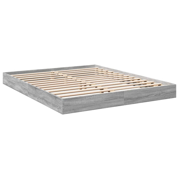Hegedus Bettrahmen grau 160x200cm (Holz)