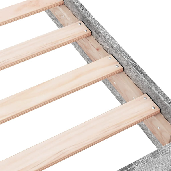 Hegedus Bettrahmen grau 160x200cm (Holz)