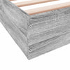 Hegedus Bettrahmen grau 160x200cm (Holz)