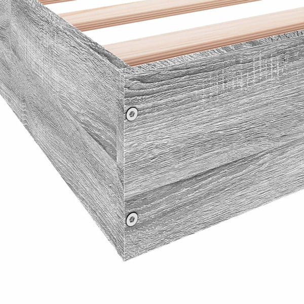 Hegedus Bettrahmen grau 160x200cm (Holz)