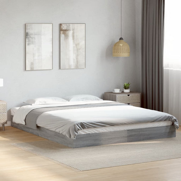 Hegedus Bettrahmen grau 160x200cm (Holz)