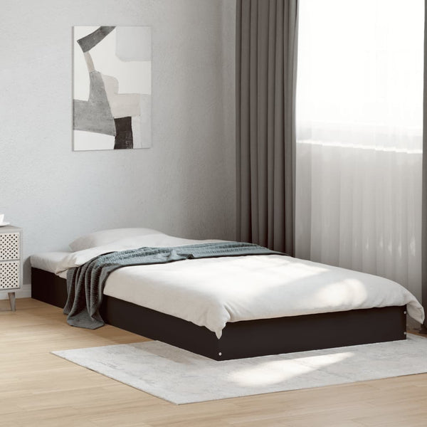 Hegedus Bettgestell schwarz 100x200cm (Holz)