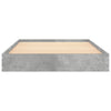 Hegedus Bettgestell 100x200cm (Betongrau, Holz)