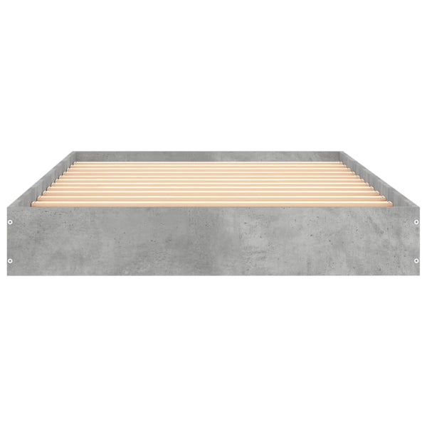 Hegedus Bettgestell 100x200cm (Betongrau, Holz)