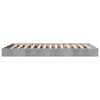 Hegedus Bettgestell 100x200cm (Betongrau, Holz)
