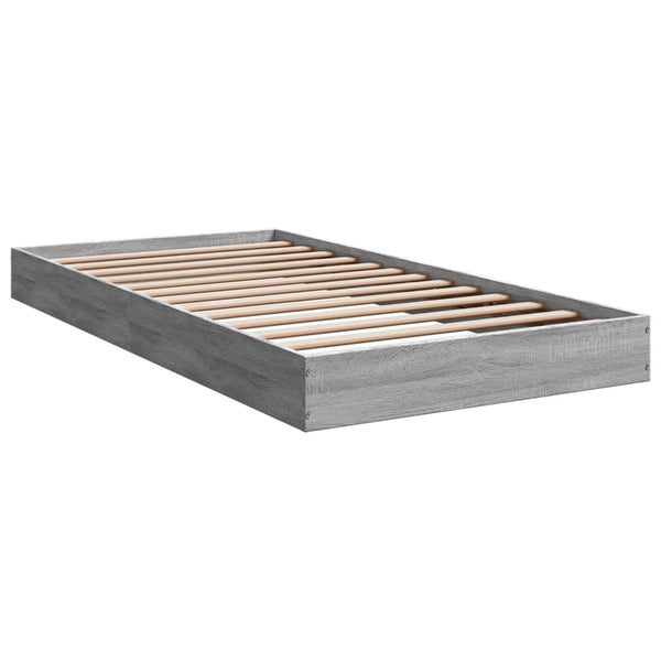 Hegedus Bettrahmen grau 100x200cm (Holz)
