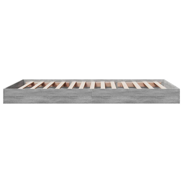 Hegedus Bettrahmen grau 100x200cm (Holz)