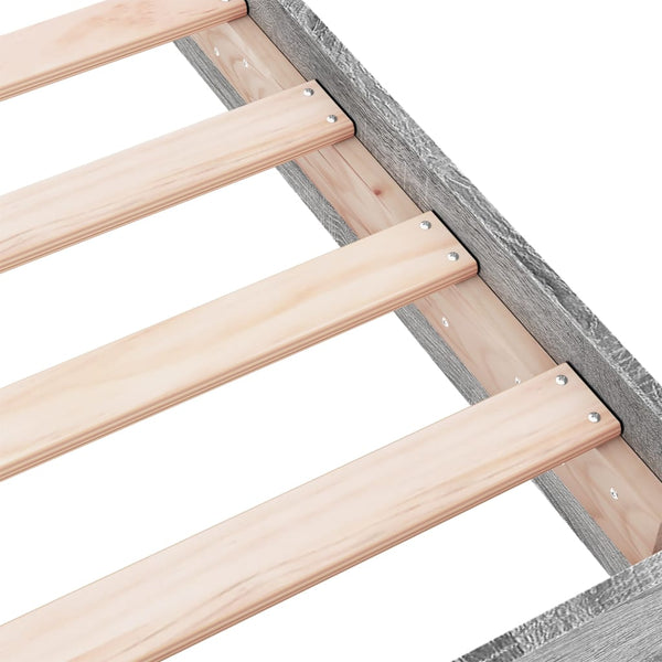 Hegedus Bettrahmen grau 100x200cm (Holz)