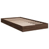Hegedus brauner Bettrahmen 100x200cm (Holz)