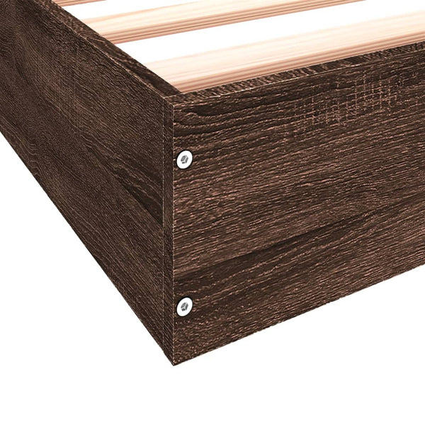 Hegedus brauner Bettrahmen 100x200cm (Holz)