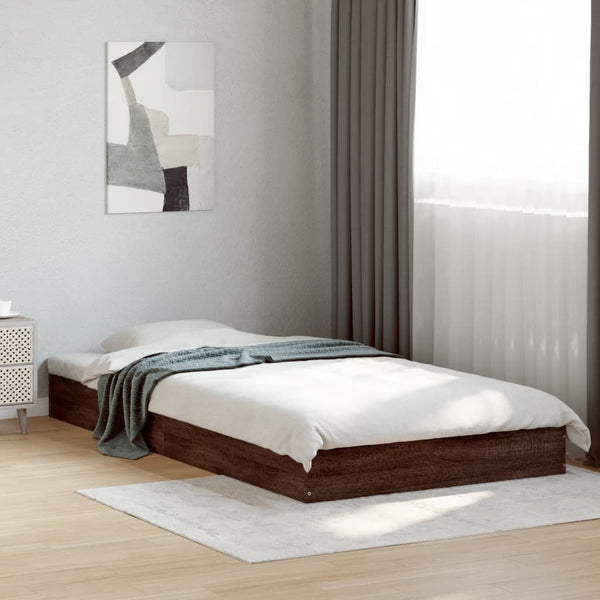 Hegedus brauner Bettrahmen 100x200cm (Holz)