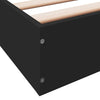 Hegedus Bettgestell schwarz 75x190cm (Holz)