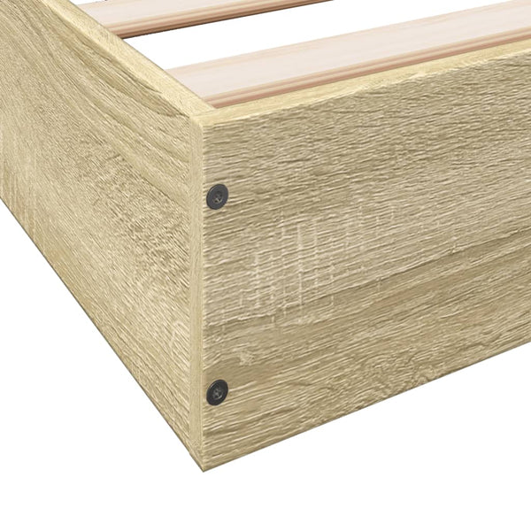Hegedus Bettgestell Sonoma-Eiche 75x190cm (Holz)