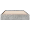 Hegedus Bettgestell 75x190cm betongrau (Holz)