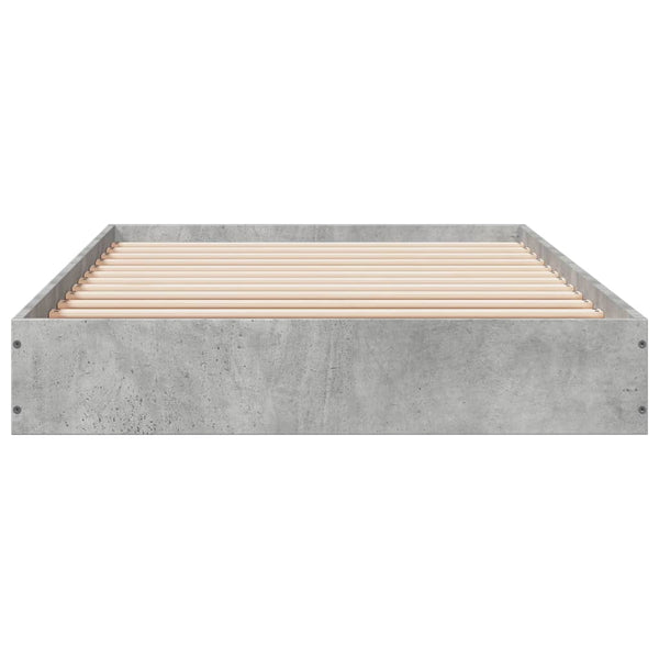 Hegedus Bettgestell 75x190cm betongrau (Holz)
