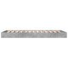 Hegedus Bettgestell 75x190cm betongrau (Holz)