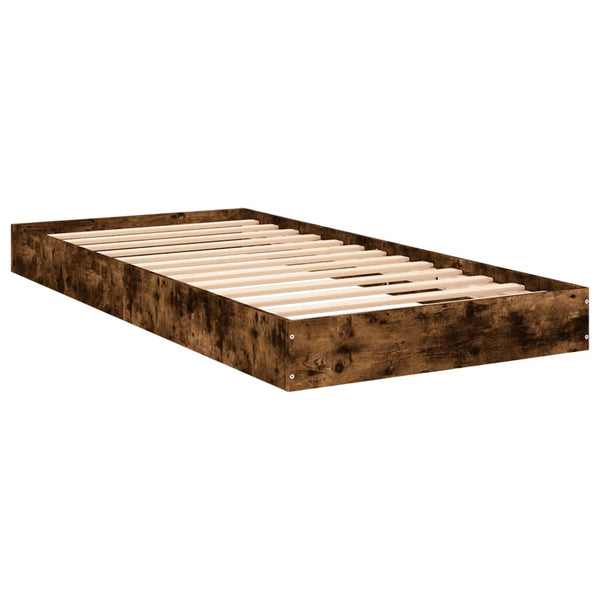 Hegedus Bettgestell Räuchereiche 75x190cm (Holz)