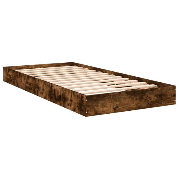 Hegedus Bettgestell Räuchereiche 75x190cm (Holz)
