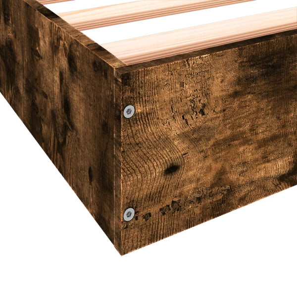 Hegedus Bettgestell Räuchereiche 75x190cm (Holz)