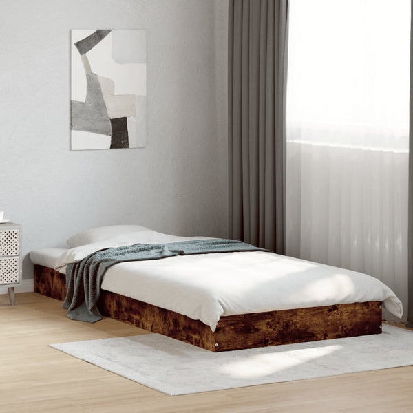Hegedus Bettgestell Räuchereiche 75x190cm (Holz)