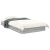 Hegedus graues Bettgestell 75x190cm (Holz)