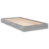 Hegedus graues Bettgestell 75x190cm (Holz)