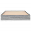 Hegedus graues Bettgestell 75x190cm (Holz)