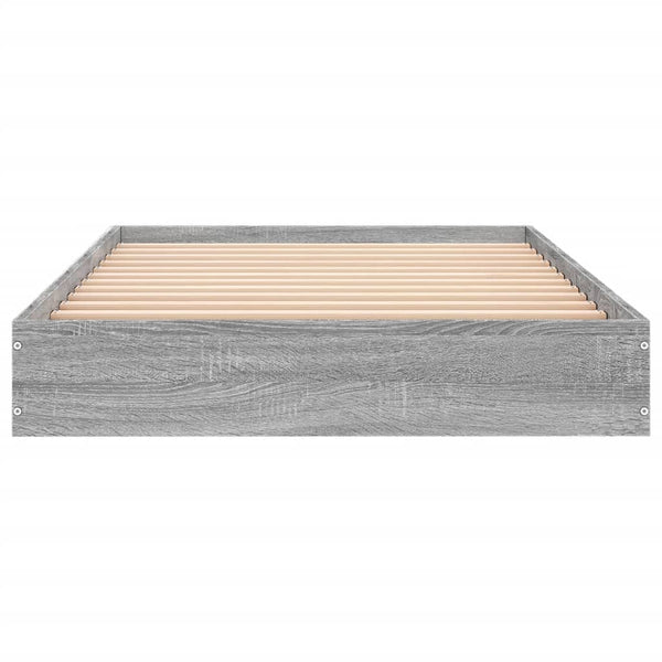 Hegedus graues Bettgestell 75x190cm (Holz)