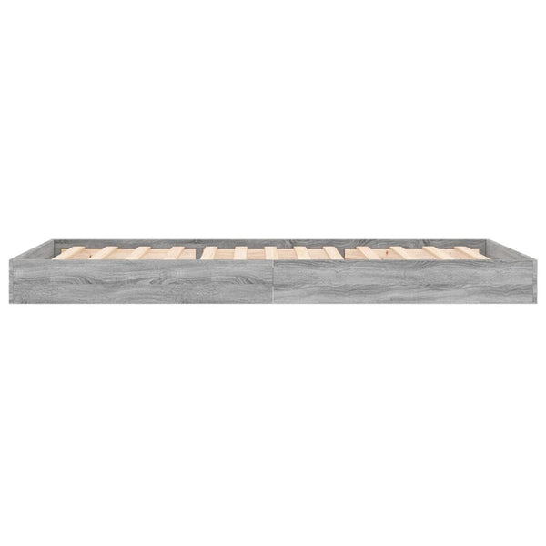 Hegedus graues Bettgestell 75x190cm (Holz)