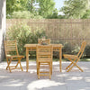 Klappbare Gartenstühle Vinjulet 43x54x88cm (4 Stk. Bambus)