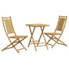 3-teiliges Strand-Bistro-Set (Bambus)