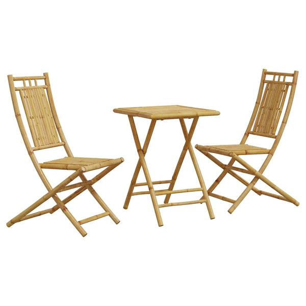 3-teiliges Strand-Bistro-Set (Bambus)