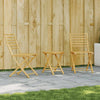 Bistro-Set Farnash (Bambus, 3-teilig)