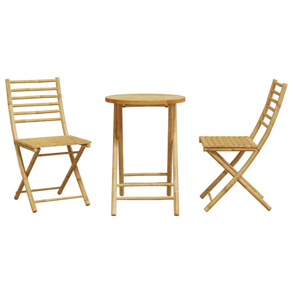 Bambus Hoza Bistro-Set (3-teilig)